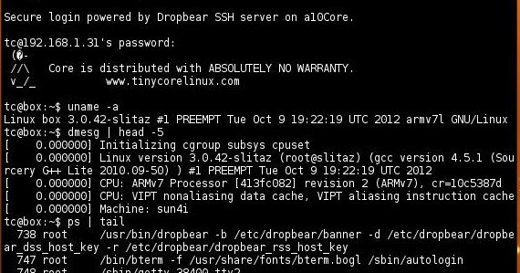 dropbear ssh server